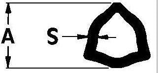 Inner Tube for Series 7 PTO, Tri-Lobe, 39