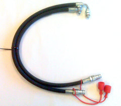 Hydraulic Hose Kit with 1/2" Ball Type Couplers (36")
