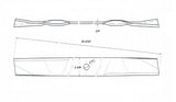 Befco 6641M 5' Mulching Finish Mower Blades (High Lift) - Set of 3