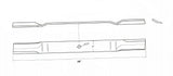 Tarter 502324 6' Finish Mower Blades - Set of 3