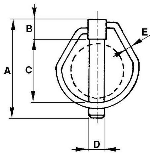 3/16" Locking Lynch Pin AGRISTORE USA