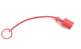 3/8" Female Dust Cap for Male Quick Coupler - Red