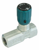 One-Way Hydraulic Flow Restrictor