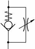 One-Way Hydraulic Flow Restrictor