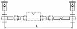 Double Pilot Check Valve Kit (13 3/8" Assembled Length)