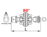 Series 4 80° Wide Angle CV Joint, Inner Tube