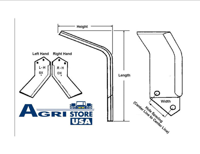 USALASL Tiller Blade