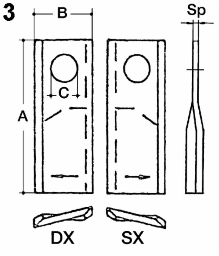 Zona #33 Replacement Blades (5) 39-925