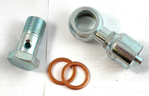 Banjo Fitting 1/4" Hose 3/8" Bolt - BSP threads