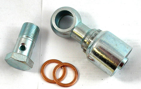 Banjo Fitting 1/2" Hose 3/8" Bolt BSP threads