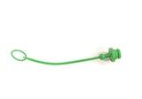 1/2" Male Dust Cap for Female Quick Coupler - Green