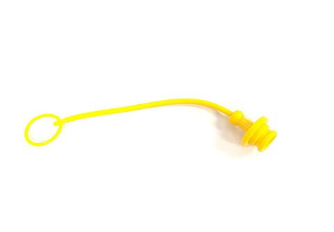 1/2" Male Dust Cap for Female Quick Coupler - Yellow